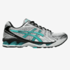 Asics Gel-Kayano 14 Silver Waterfall – Sneakers rétro argent et turquoise ultra confortables