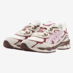 Asics Gel-NYC Sweet Pink – Sneakers rétro crème, rose et bordeaux ultra confortables – Image 4