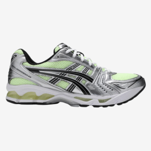 Asics Gel-Kayano 14 Yellow Illuminate – Sneakers fluo argentées avec technologie GEL
