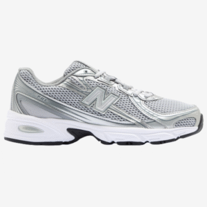 New Balance 740 Grey White Silver – Baskets Rétro Running Unisexe avec Amorti ABZORB et Détails Réfléchissants