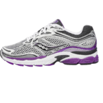 Saucony ProGrid Omni 9 White Black Silver Purple – Sneakers Rétro Running – Image 2