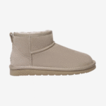 UGG Botte Classic Ultra Mini Beige – Boots en daim et laine