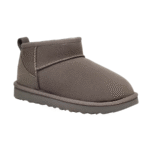 UGG Botte Classic Ultra Mini Grey – Bottines en daim gris – Image 2