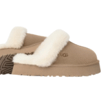 UGG Chausson Disquette Sand – Mules en daim et laine – Image 3