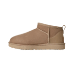 UGG Botte Classic Ultra Mini Sand – Bottines en daim et doublure laine – Image 3
