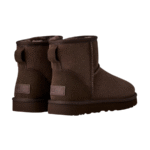 UGG Botte Classic Mini II Dusted Cocoa – Bottes en daim et laine doublée – Image 4